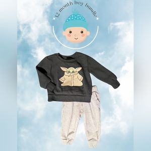 12 month old baby Yoda sweatshirt